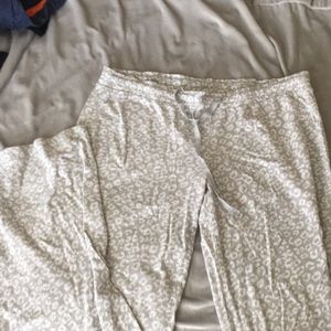 Victoria’s Secret cheetah print pajama pants